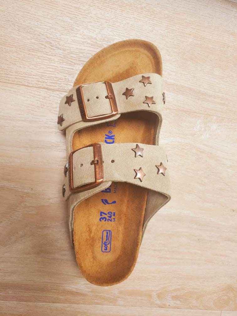 CUSTOM LV BIRKENSTOCK ARIZONA SANDALS