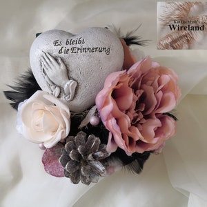 Grave flower arrangement child star child grave child urn mourning decoration child grave