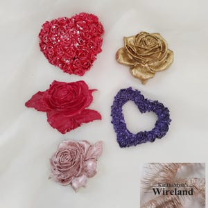 Tulips Tulip landscape Roses made of concrete Rose heads for remembrance Grave decoration Rose bouquet made of stone Individual color selection possible