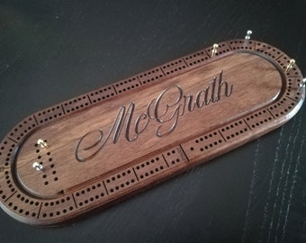 Personalized Cribbage Board Etsy