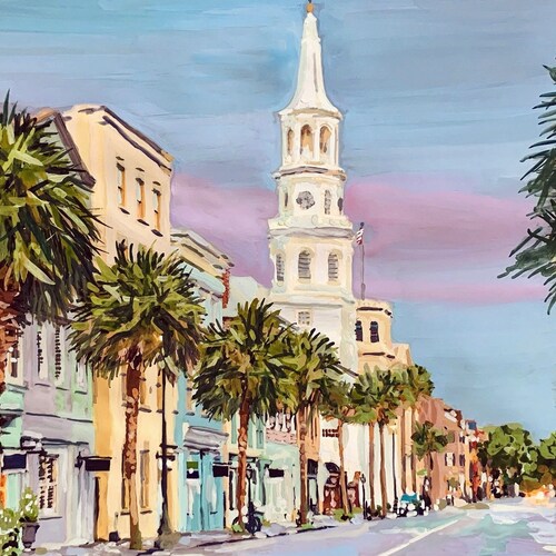 Giclee Fine Art Print Charleston SC Original Art Etsy