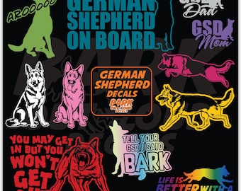 Dog Breed Decals