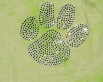 Rhinestone Paw T-Shirt
