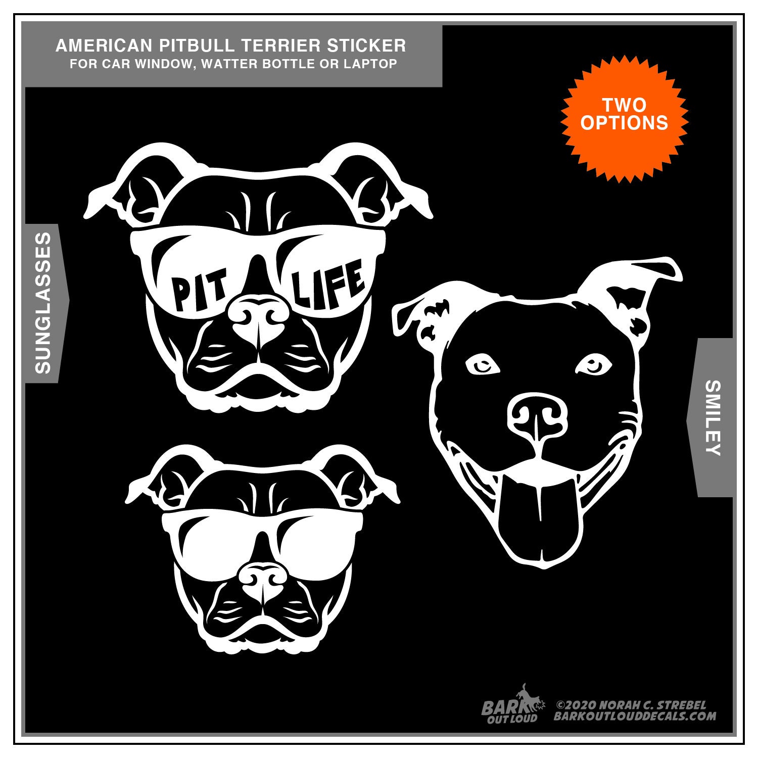 American Pit Bull Terrier Vinyl Decals