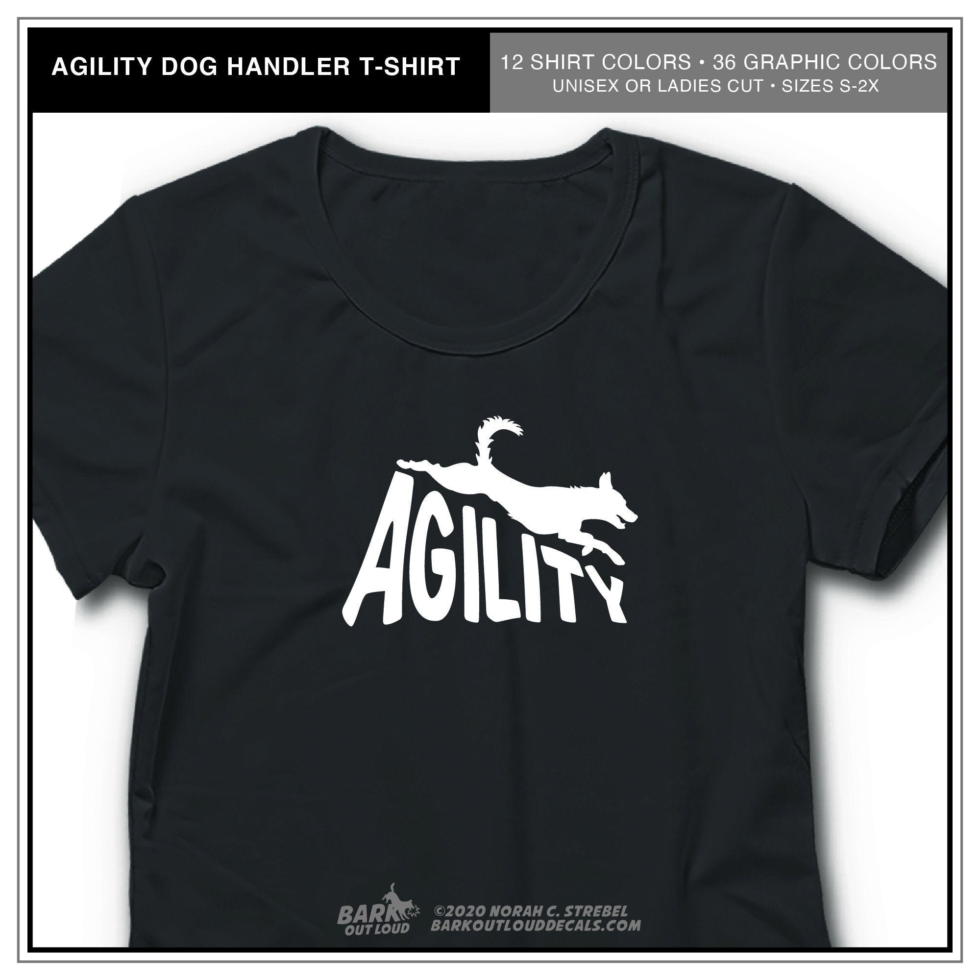 Agility Dog • AFrame Dog Agility Shirt, Agility Handler, Dog Sports