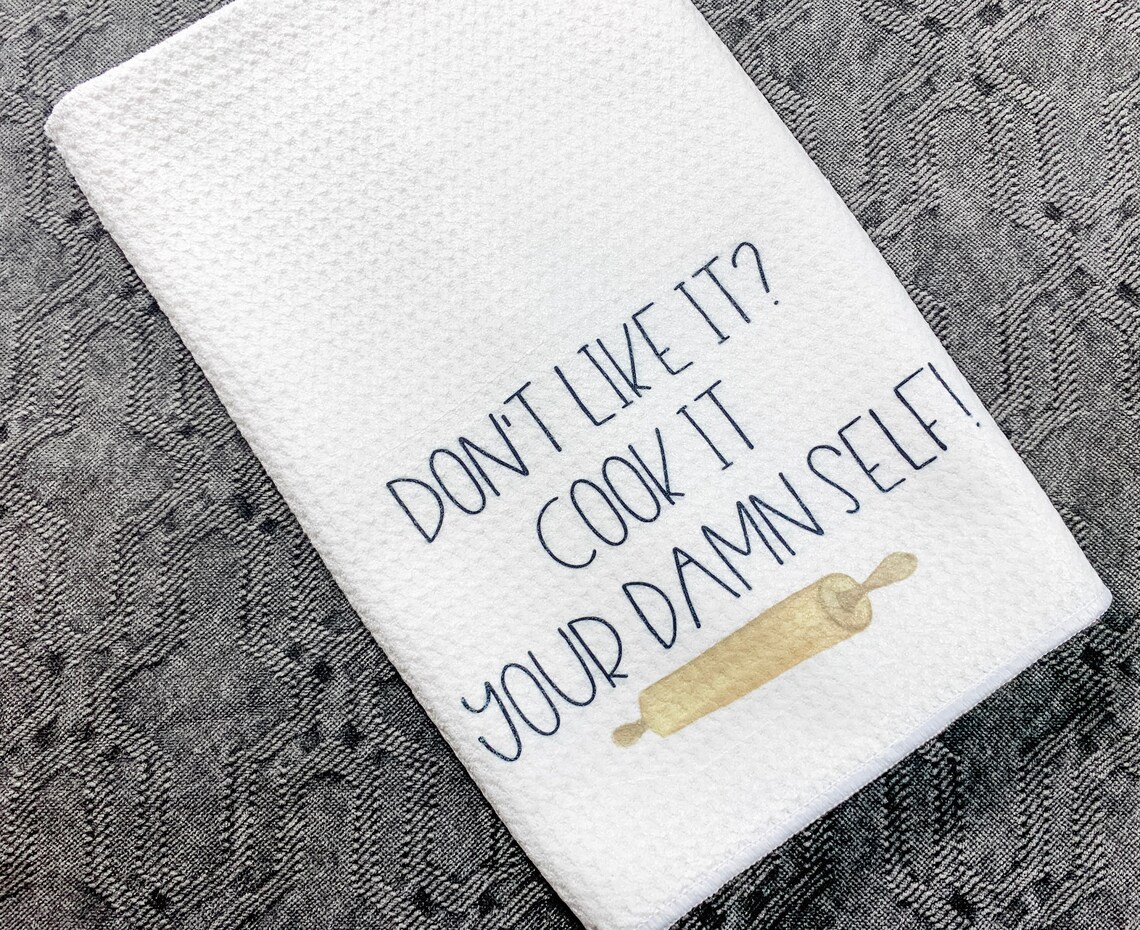 Dirty Humor Kitchen Towels Inappropriate Kitchen Towels Etsy