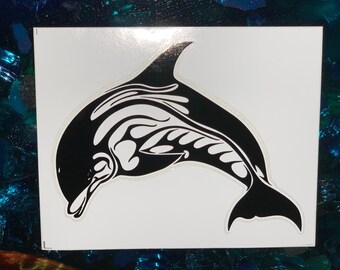 Wicked Waters Bottle-Nosed Dolphin Sticker 5"