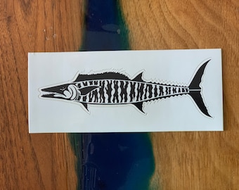 Wicked Waters Wahoo Sticker 5"