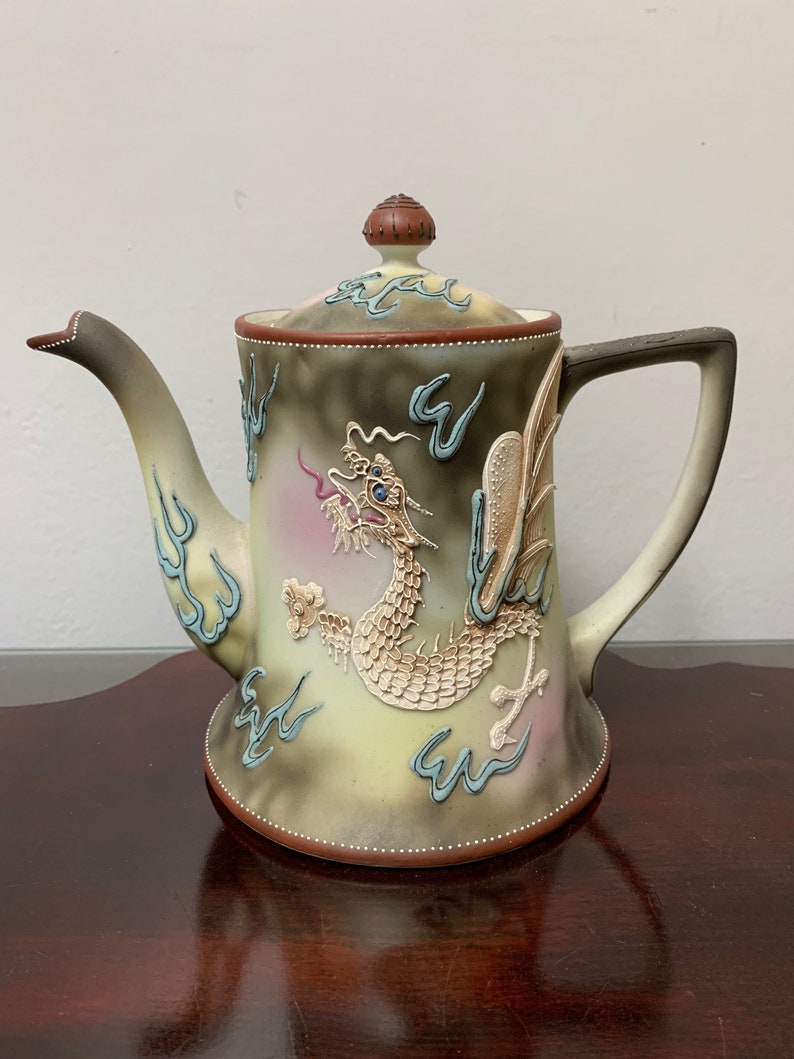 Antique Dragon Tea Set Etsy