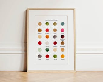 The Colours of Edinburgh - Watercolour Print