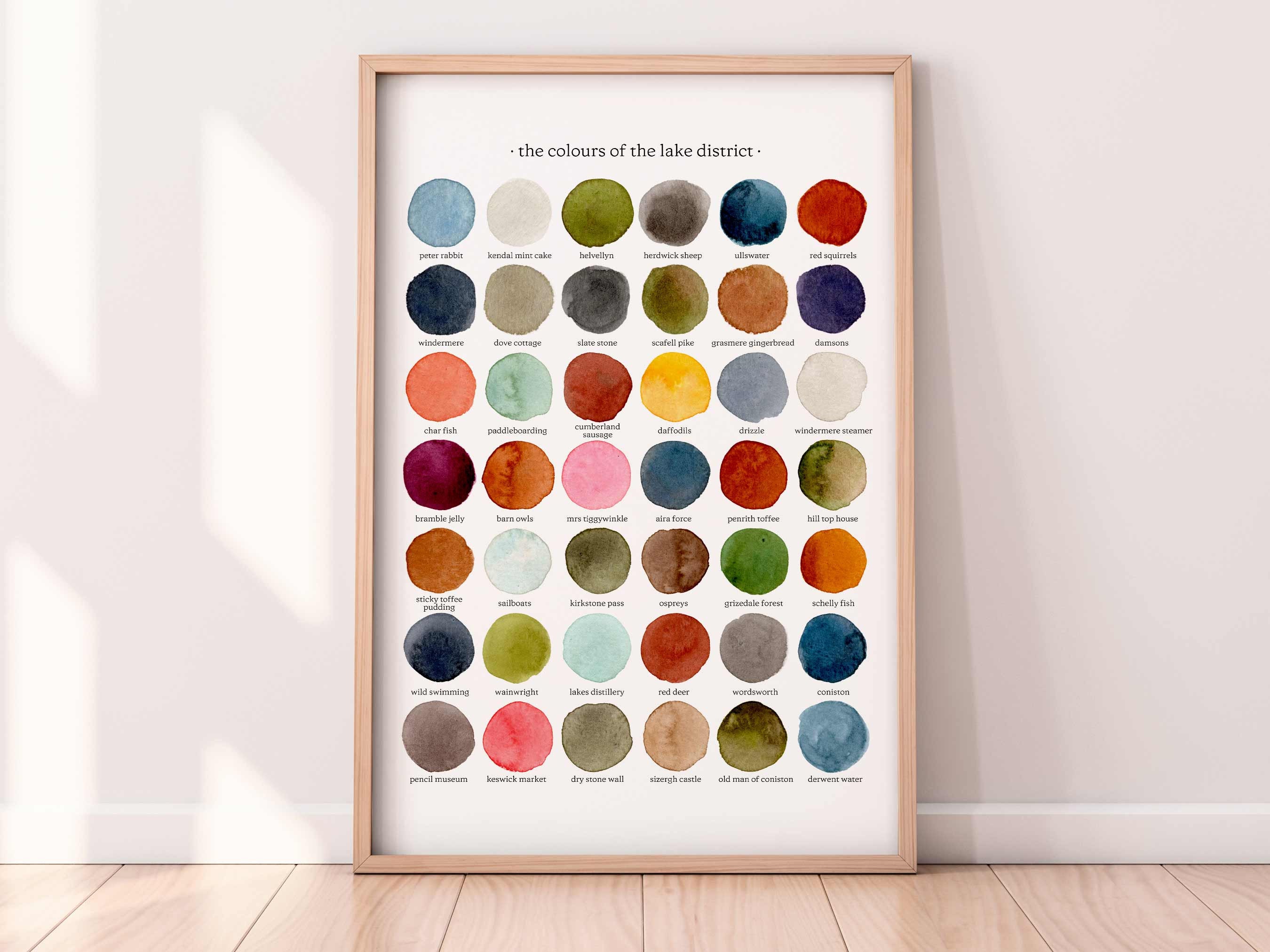 The Colours of The Lake District - Watercolour Print (Series 2)