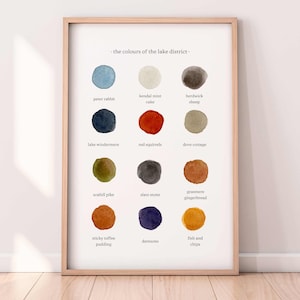The Colours of the Lake District - Watercolour Print (Series 1)