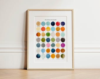 The Colours of Cornwall - Watercolour Print (Series 2)