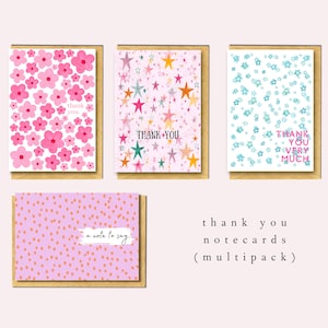 Thank You Note Cards - Multipack