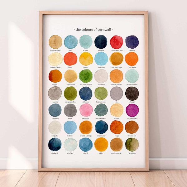 The Colours of Cornwall - Watercolour Print (Series 2)