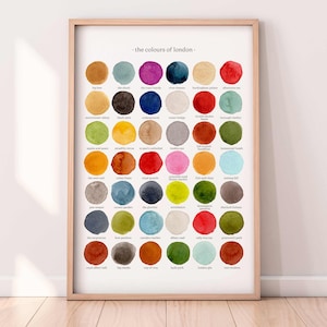 The Colours of London - Watercolour Print (Series 2)