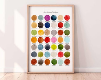 The Colours of London - Watercolour Print (Series 2)