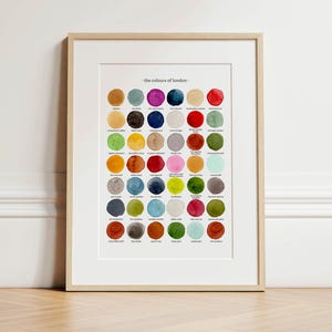 The Colours of London - Watercolour Print