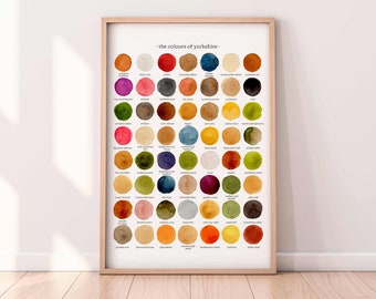 The Colours of Yorkshire - Watercolour Print (Series 2)