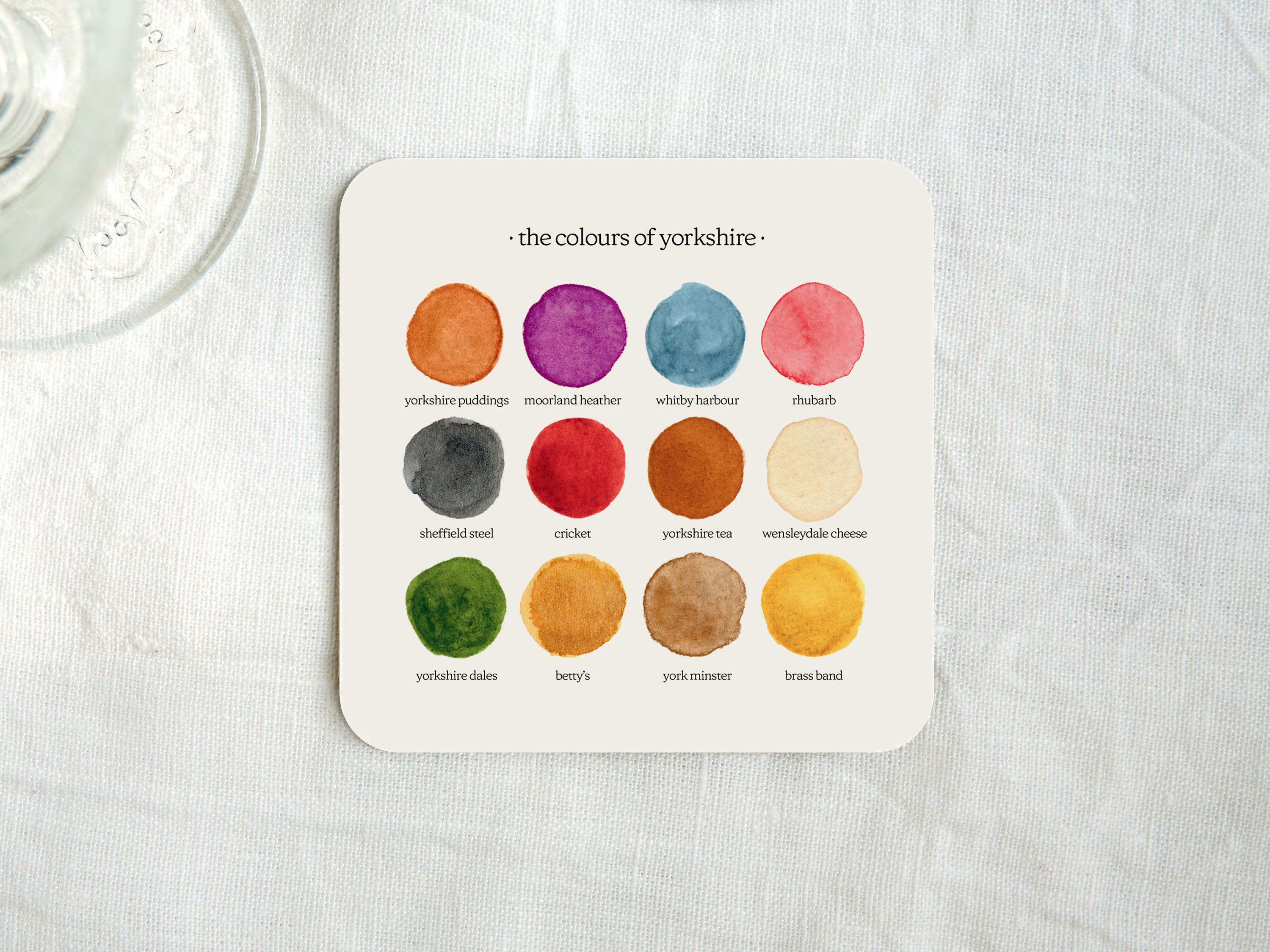 The Colours of Yorkshire Coaster