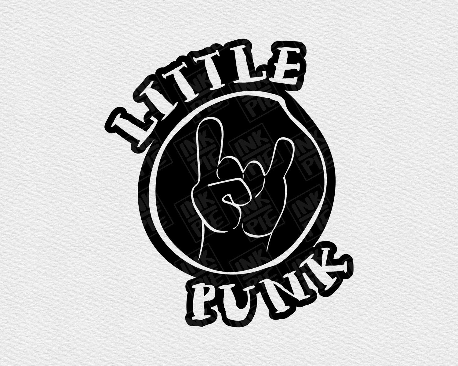 Download Little Punk Svg Rock On Hand Svg Punk Baby Clothing Etsy