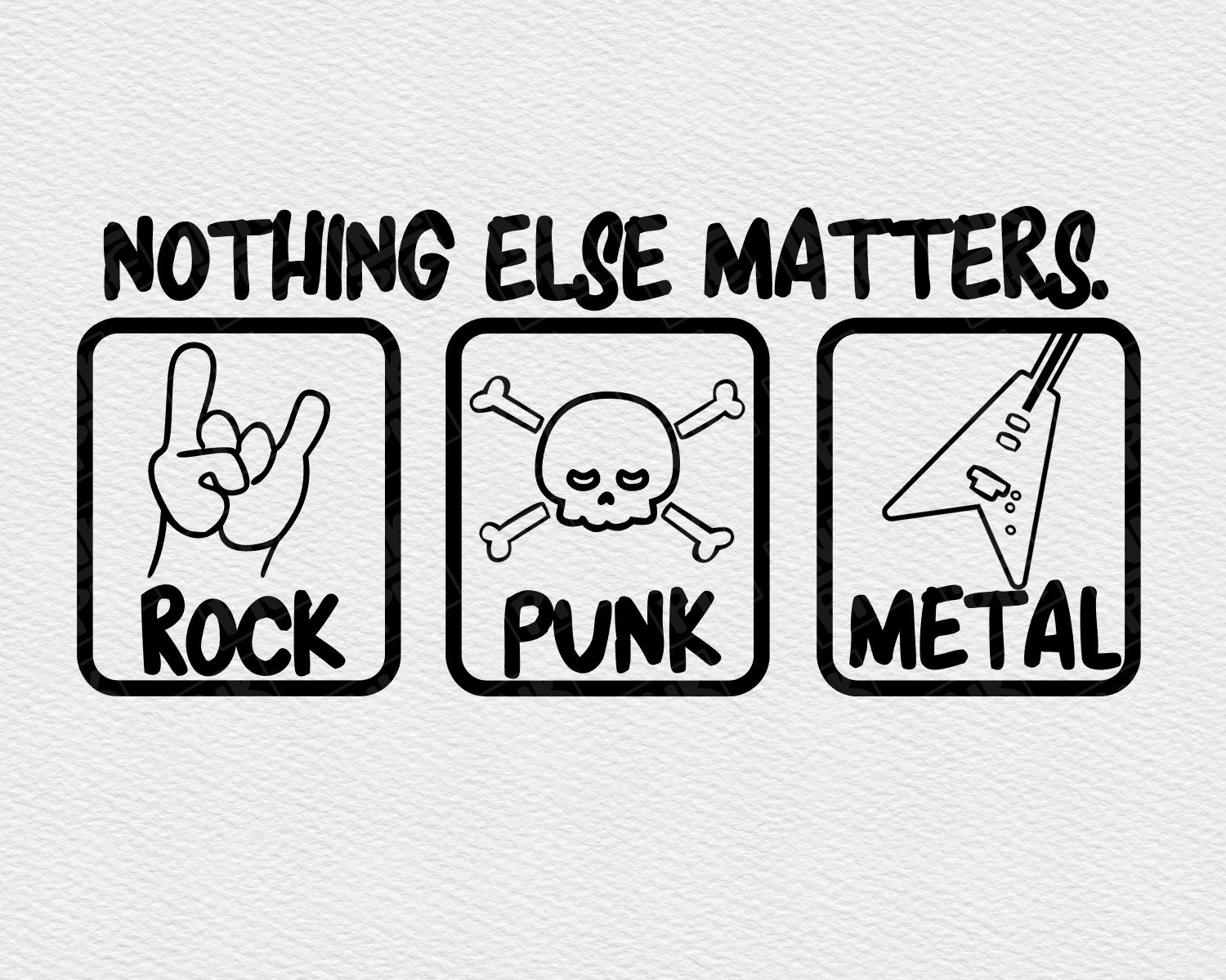 Download Rock Punk Metal Svg Rock On Hand Svg Punk Baby Clothing Etsy