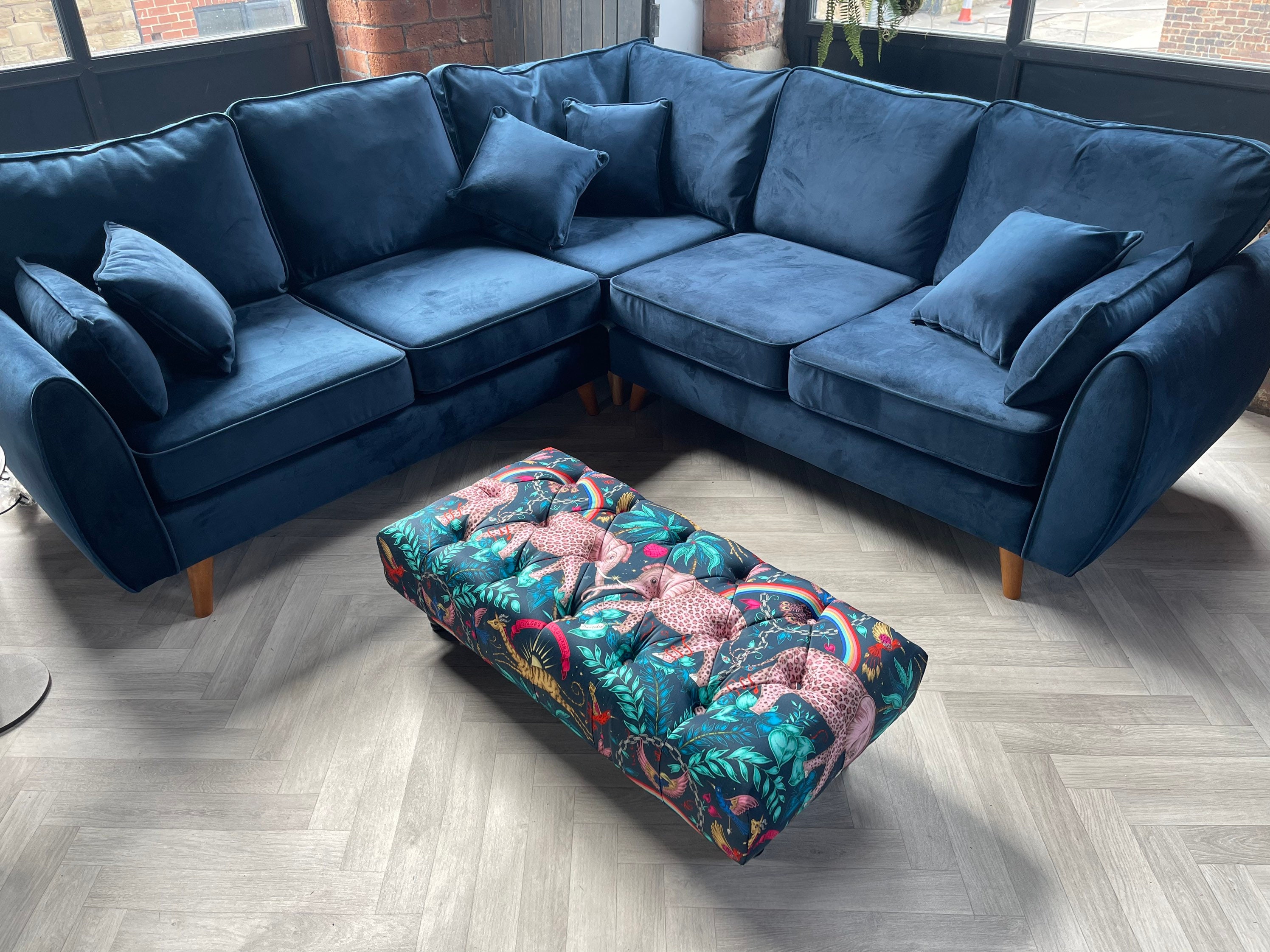 French connection 2024 corner sofa