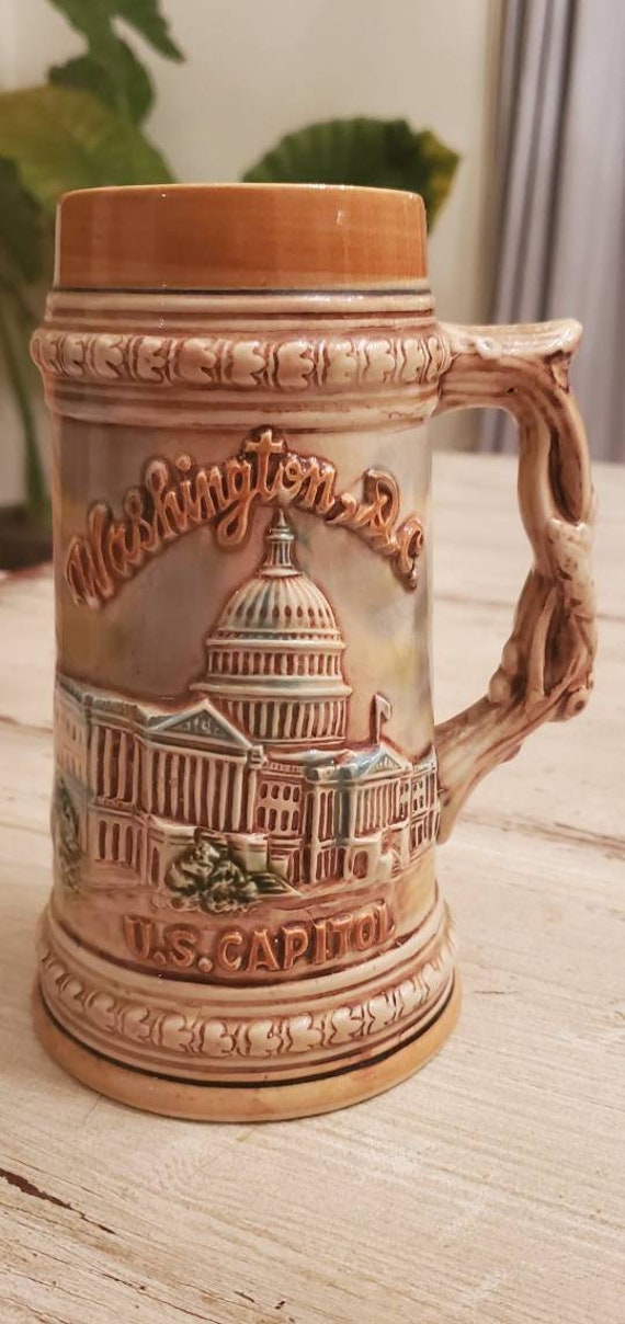 Vintage Washington DC Bicentennial Souvenir Beer Stein/mug Etsy