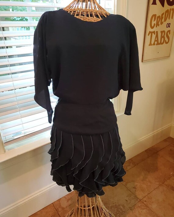 80s little black dress