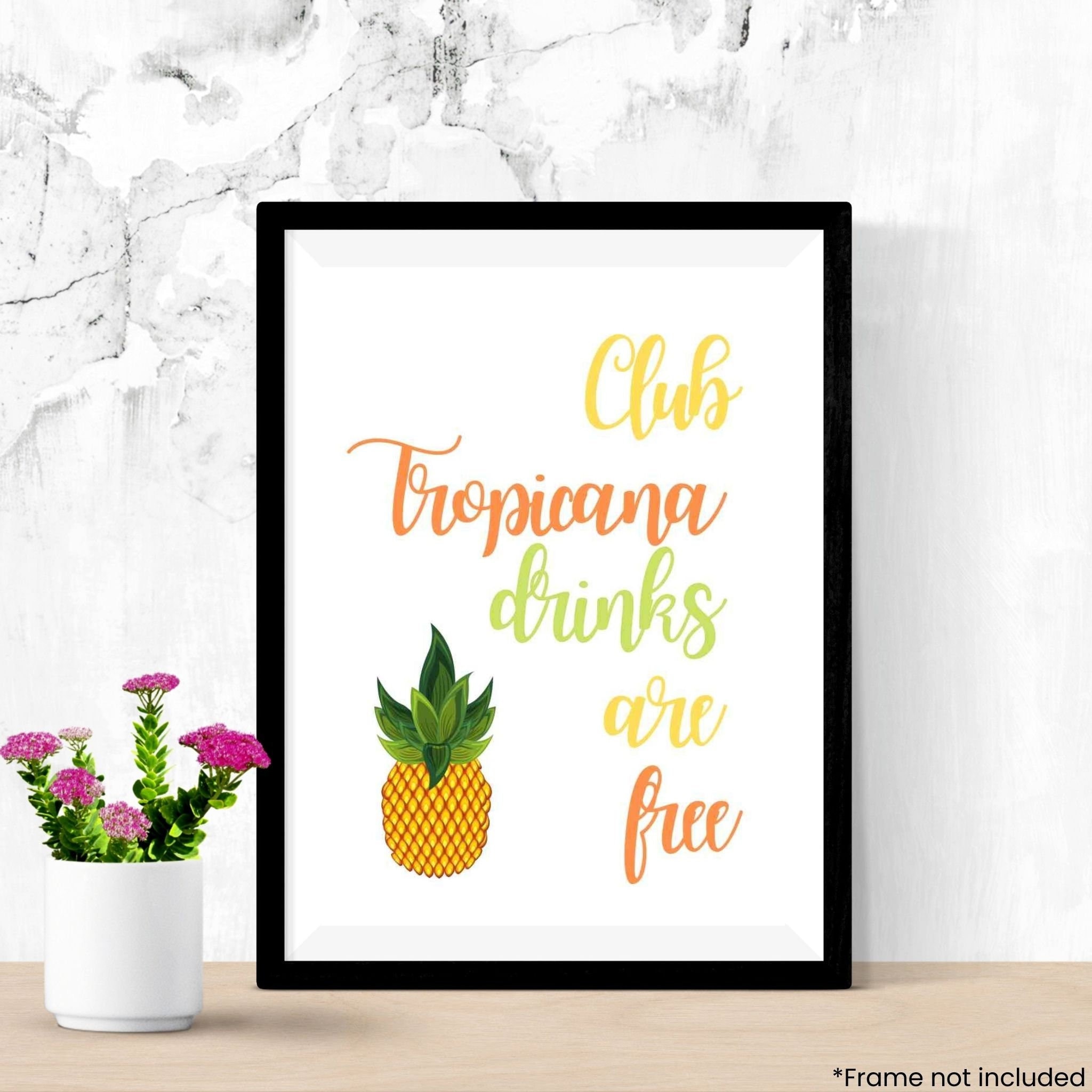 T-shirt Blanc Tropicana 60th Anniversary - Plant Celebration - Homme S