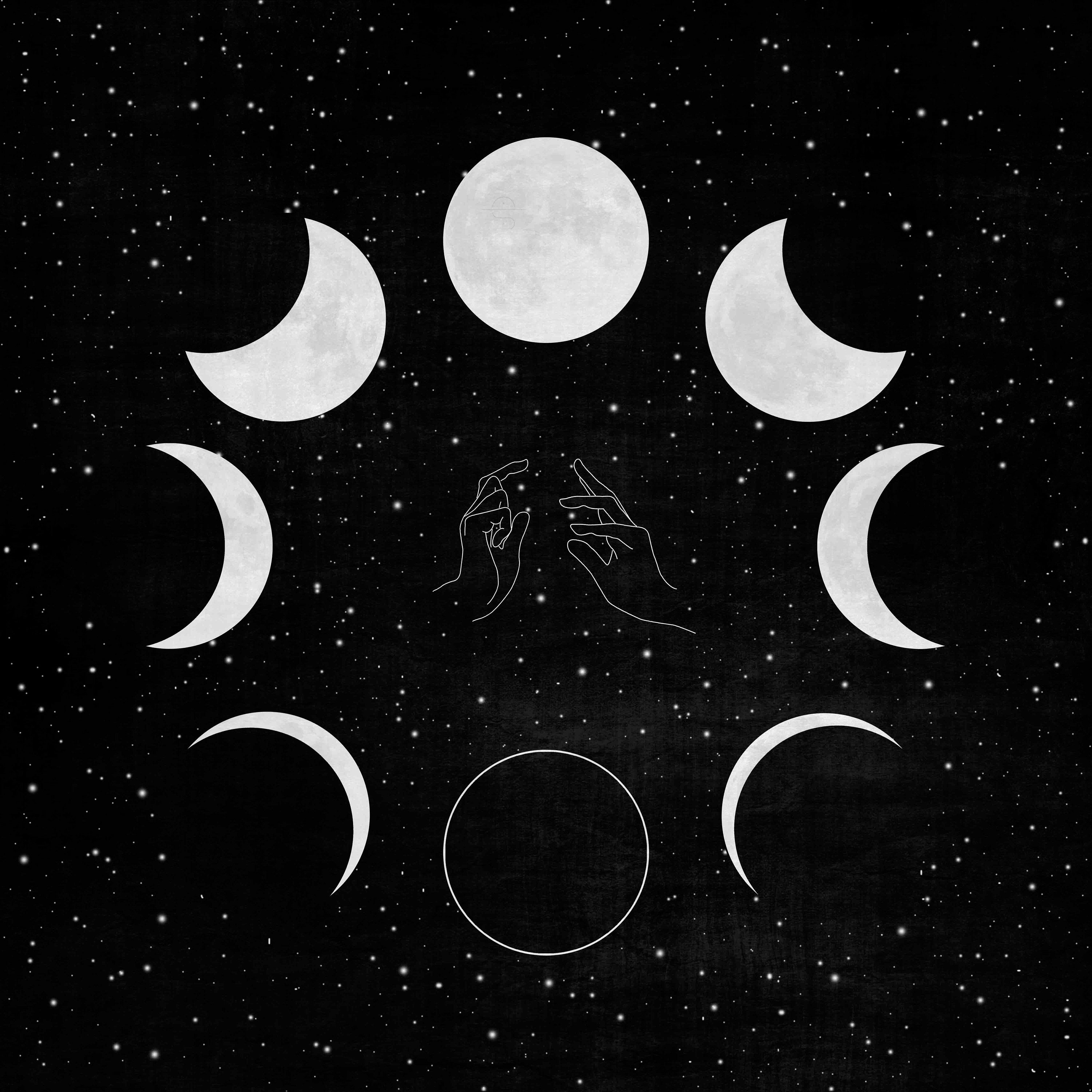 Moon Phases Art