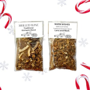 Christmas Stocking Stuffers • Mulled Wine Kit • Holiday Party Favors • Secret Santa Gifts under 10 •  Christmas Staff Gifts • Personalized