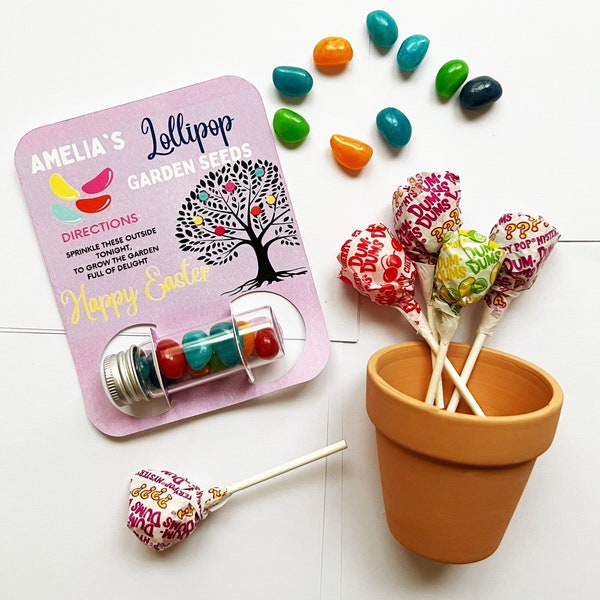 Personalized Easter Favors • Magic Easter Jelly Beans • Easter Seed Growing Kit • Magic Easter Basket • Easter Lollipop • Easter Traditions