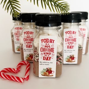 Christmas Hot Chocolate Favors • Hot Cocoa Christmas Favors  • Stocking Stuffers for Kids • Corporate Favors • Christmas Basket Filler