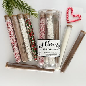 Christmas Hot Chocolate Gift • Hot Chocolate Gift for Family • Chocolate Set Gift Basket • Cocoa Set for Family • DIY Chocolate Gift