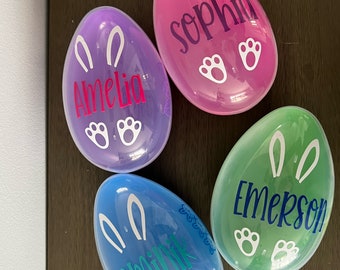 Personalized Jumbo Easter Egg • Fillable Easter Egg • Easter Basket Stuffers • Easter Party Favors • Girl Easter Gift • Boy Easter Gift