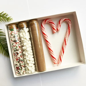 Heiße Schokolade Weihnachtsgeschenk • Heißer Kakao Familiengeschenk • Schokoladengeschenk • Schokoladenkorb • Geschenkkorb • Geschenk für Familie