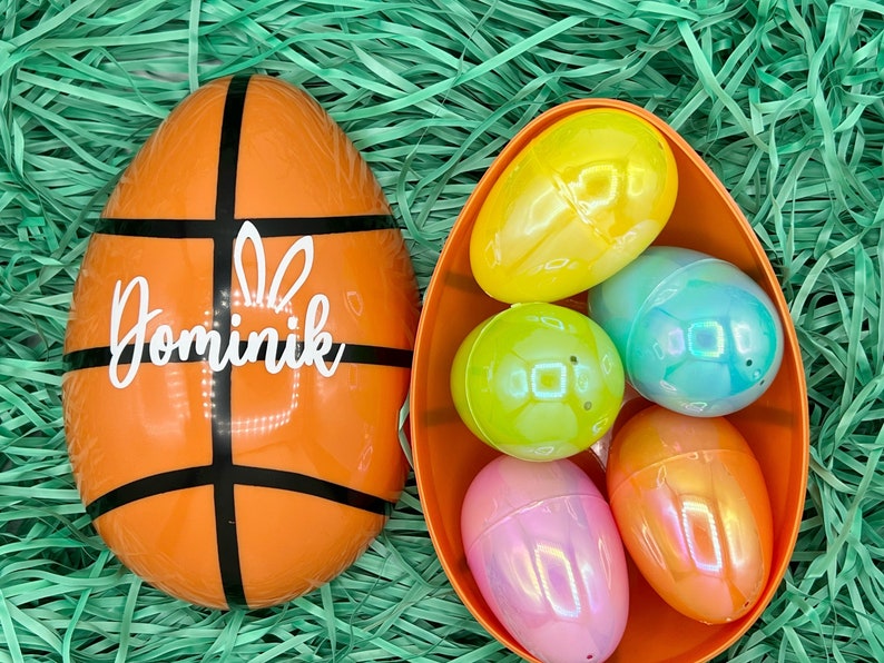 Personalized Jumbo Easter Egg Fillable Easter Egg Easter Etsy