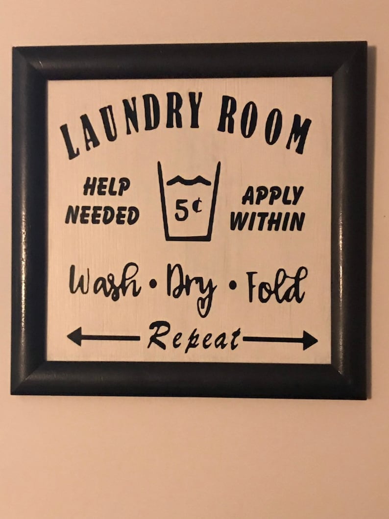 Laundryroomvintageframedhome decor