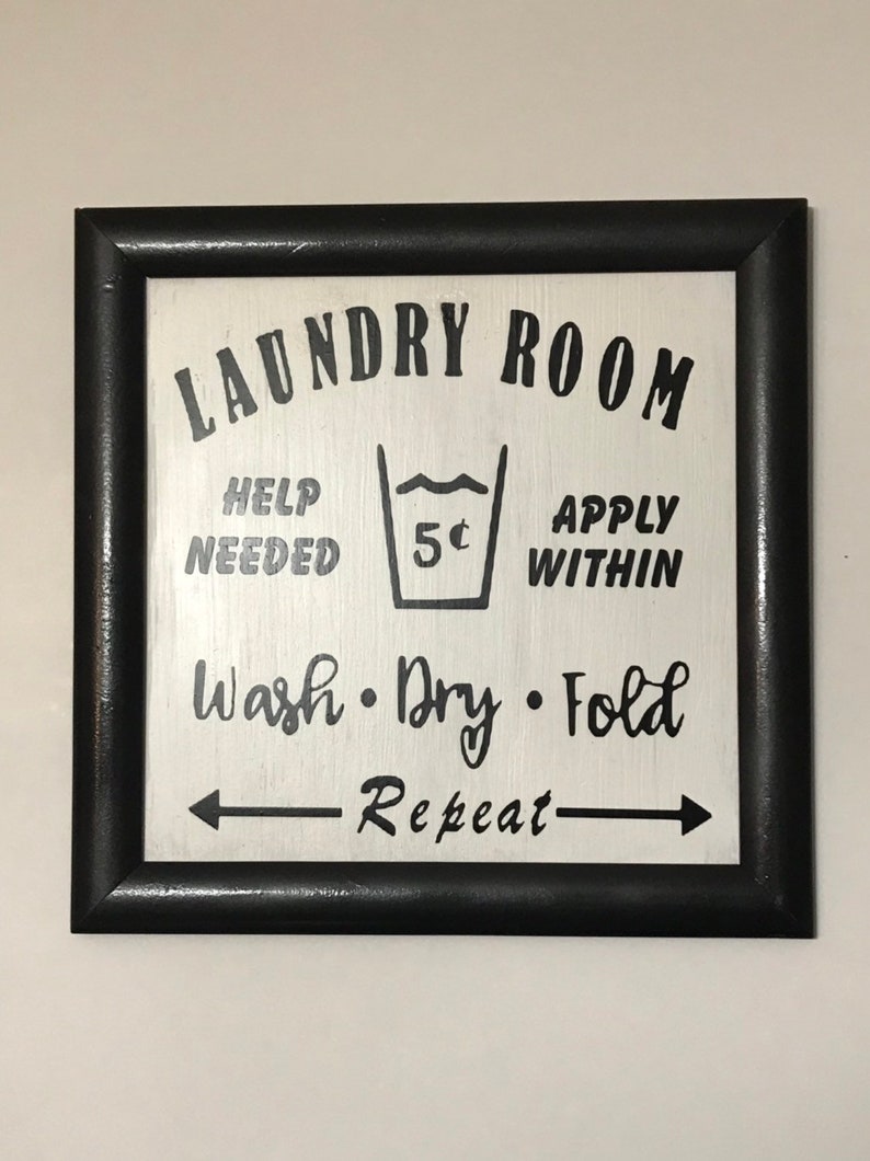Laundryroomvintageframedhome decor