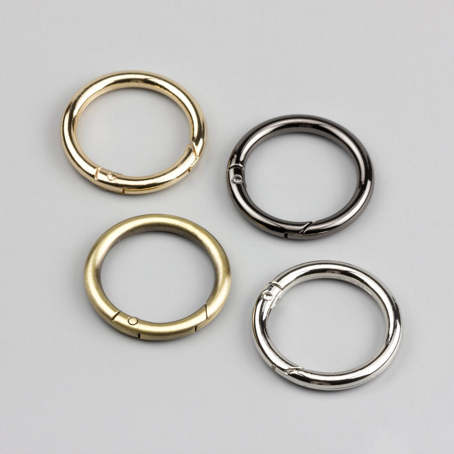 Metal ring carabiner Pair of 2 pieces Physical Restraint Etsy