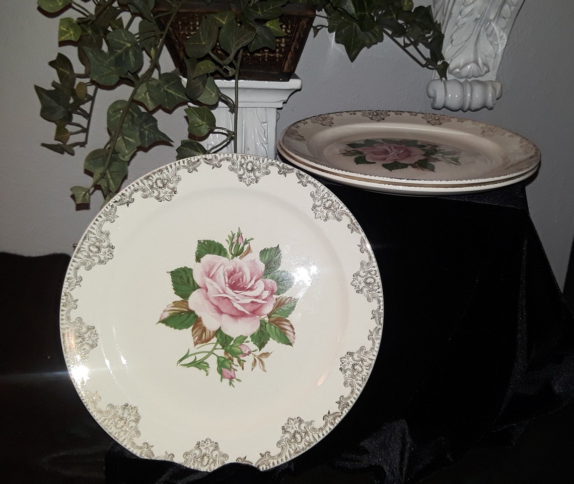 Paden City Pottery AMERICAN ROSE 22K Gold F53 Various Pieces Etsy