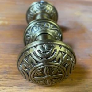Antique Brass Ornate Victorian Door Knob