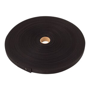 100 Yards of Black 1.5&quot; Lightweight  Polypropylene Webbing