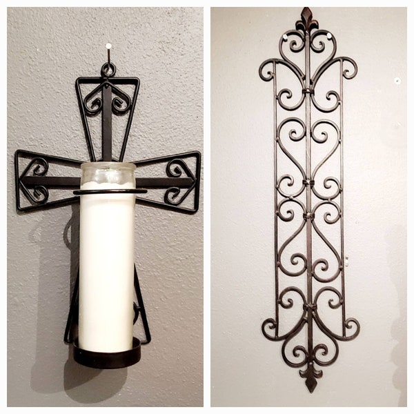Wrought Iron Wall Art Etsy