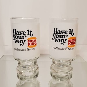 Burger King 1776 1976 Collector’s Series Bicentennial Tumbler Glass Eagle