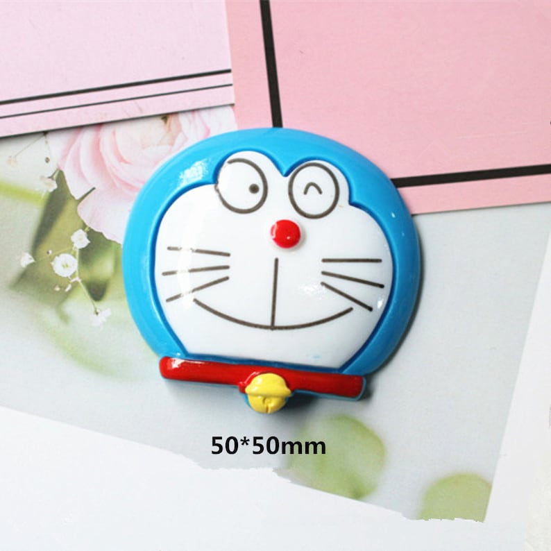 2PCS resin large Doraemon Kawaii miniature cabochon flat back Decoden DIY