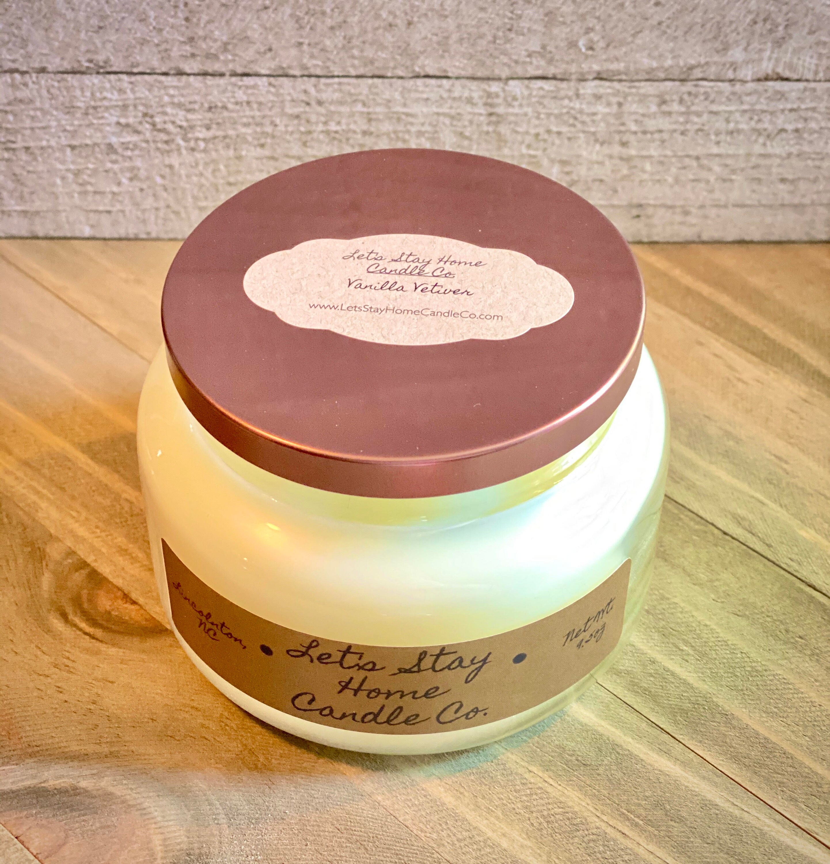 Vanilla Vetiver Scented Candle Handmade Candle Kitchen Etsy