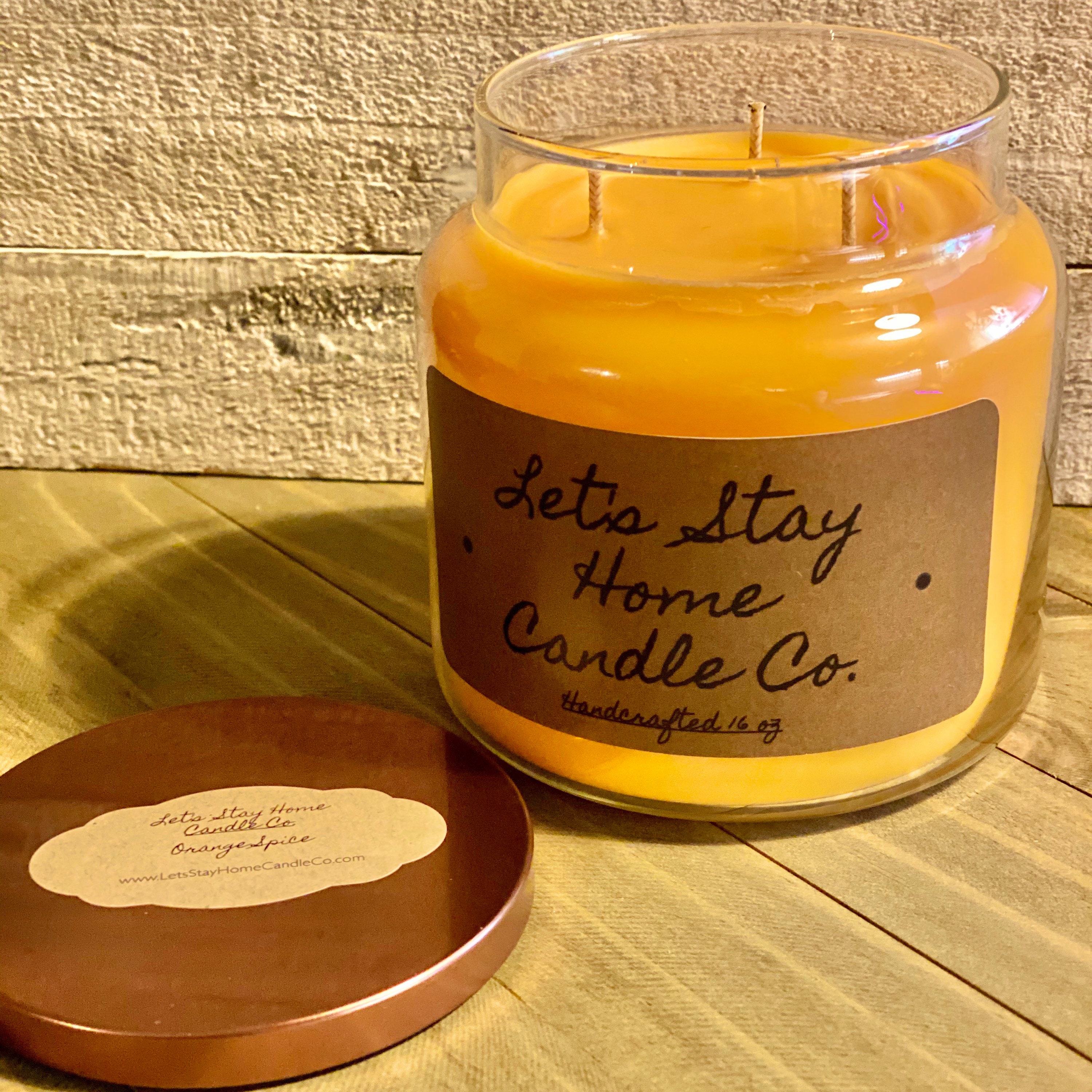 Orange Spice Scented Candle Handmade Candle Food Candles Etsy