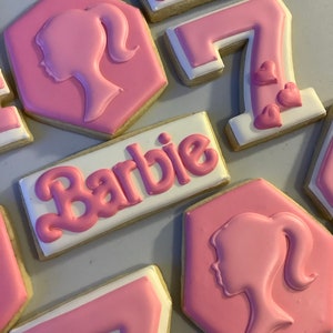 Barbie Birthday Cookies